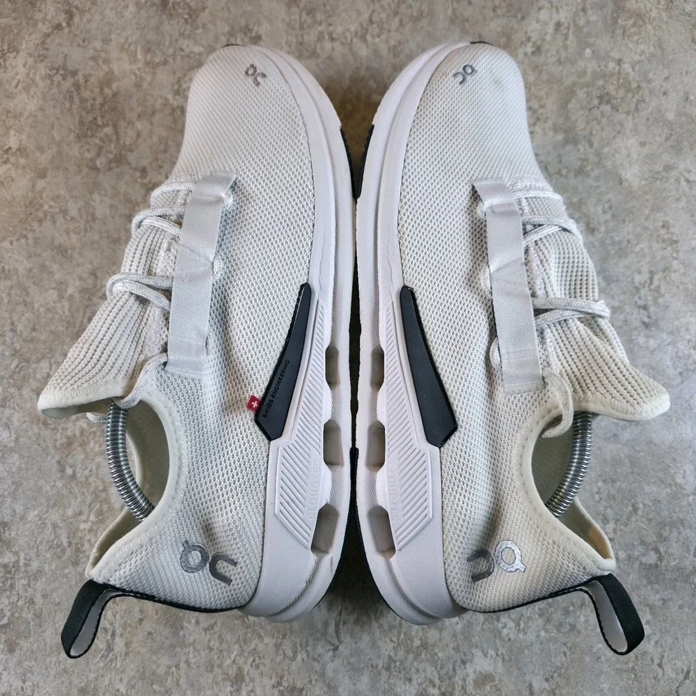 On Cloudeasy Undyed White Black Mens 13 Running Sneakers Shoes